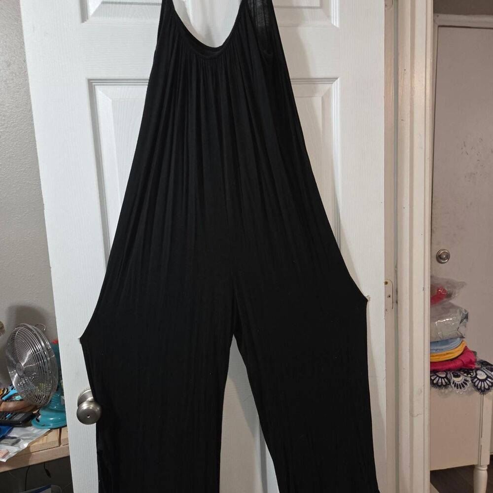 True-rocks Women's Black Jumpsuit